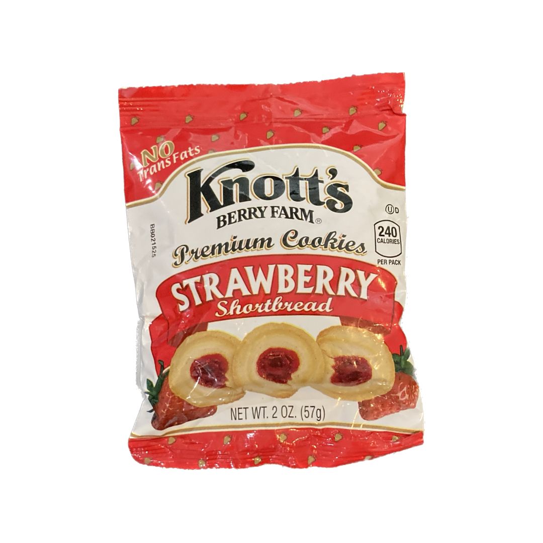Knott's Strawberry Shortbread Cookies