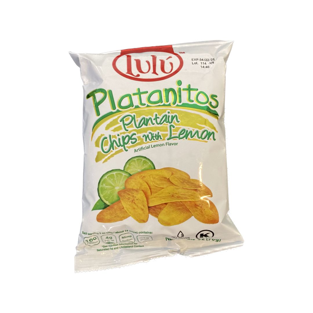 Lulu Platanitos Plantain Chips with Lemon