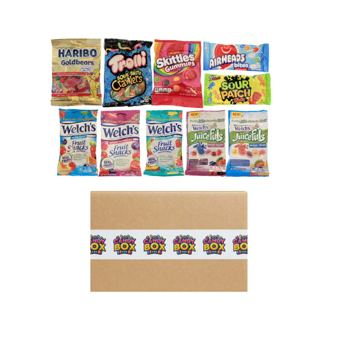 Gummies Box Deluxe Gummies Mystery Box, 10 random treats – Candy Box USA